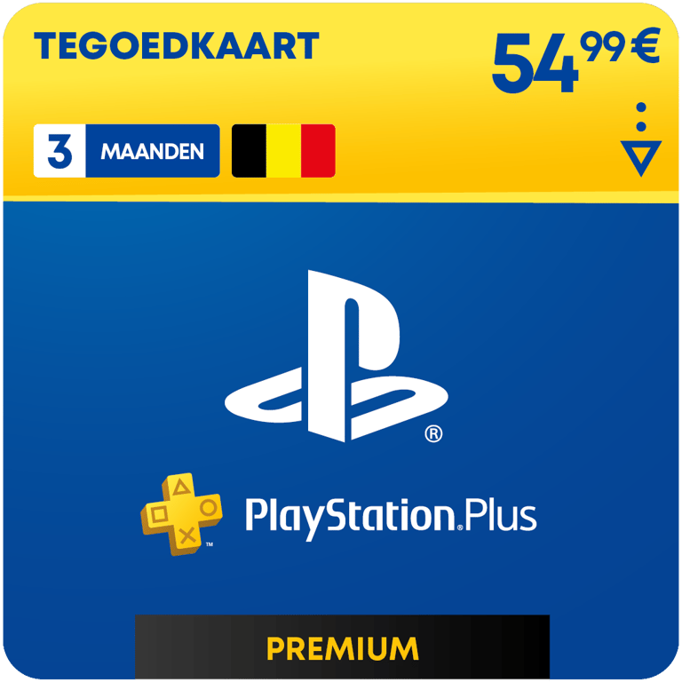 PlayStation Plus Premium - 3 maanden (tegoed)