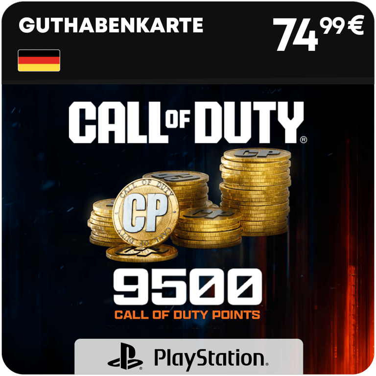 9500 CoD Points (tegoed)