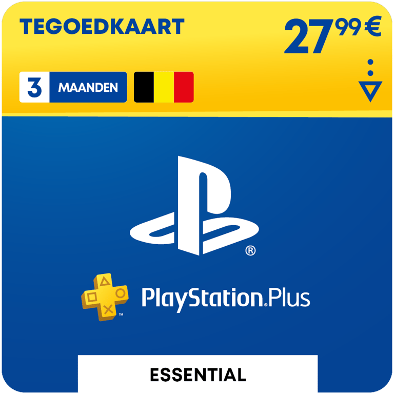PlayStation Plus Essential - 3 maanden (tegoed)