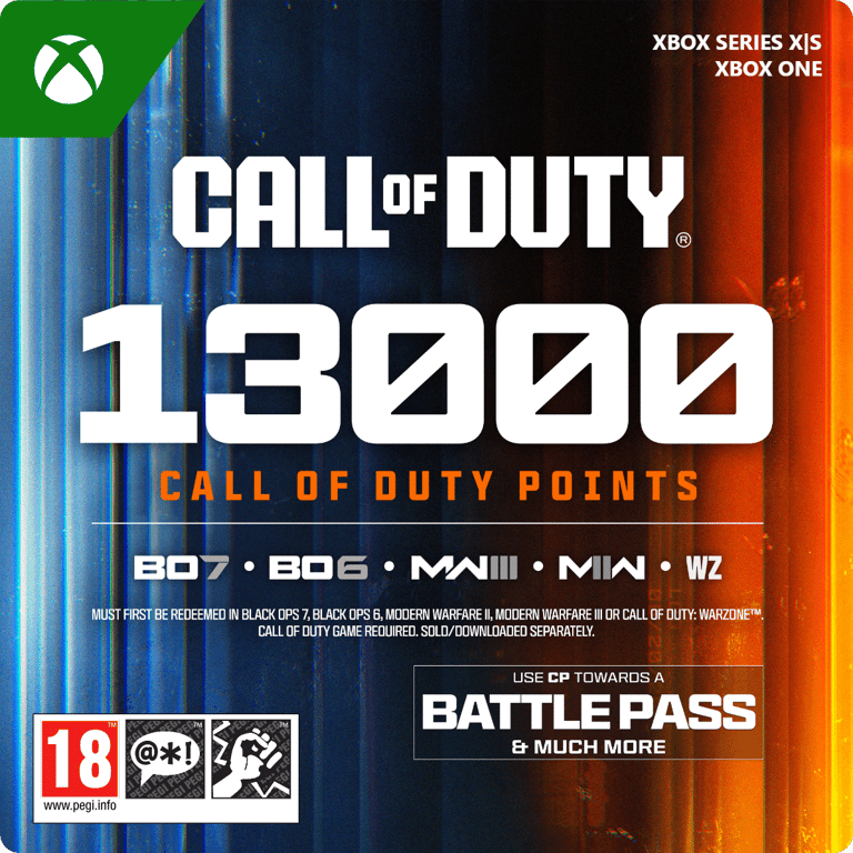 13.000 Call of Duty Points