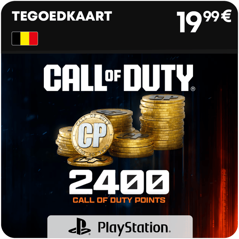 2400 CoD Points (tegoed)