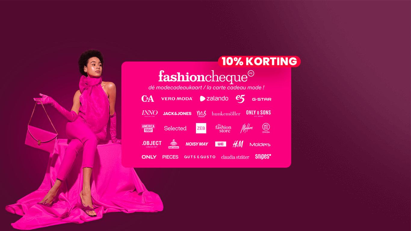 Krijg 10% korting op modieuze aankopen met de fashioncheque