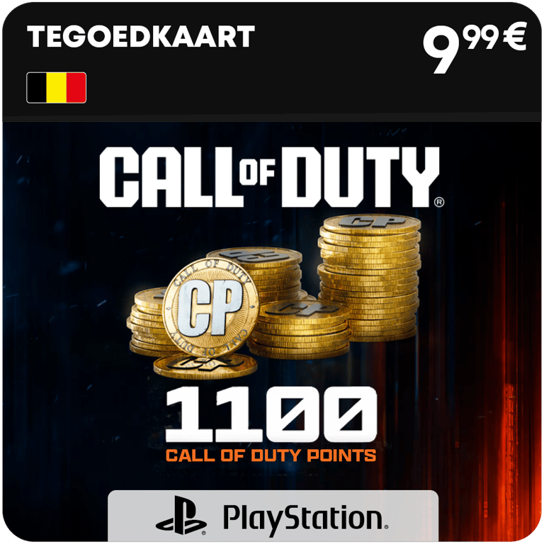 1100 CoD Points (tegoed)
