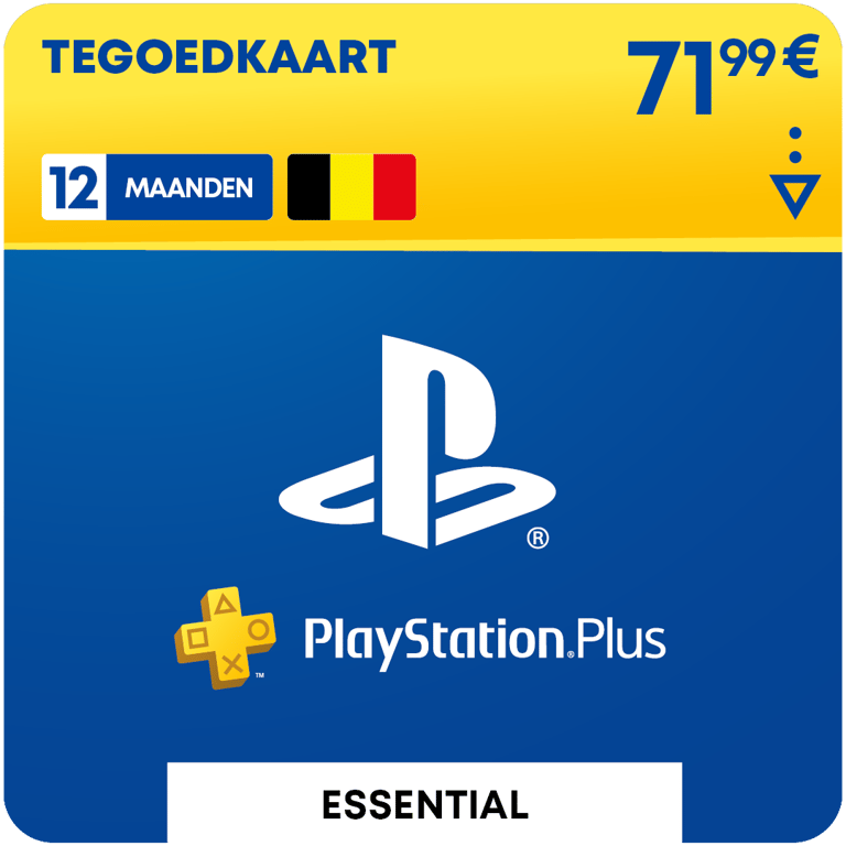 PlayStation Plus Essential - 12 maanden (tegoed)