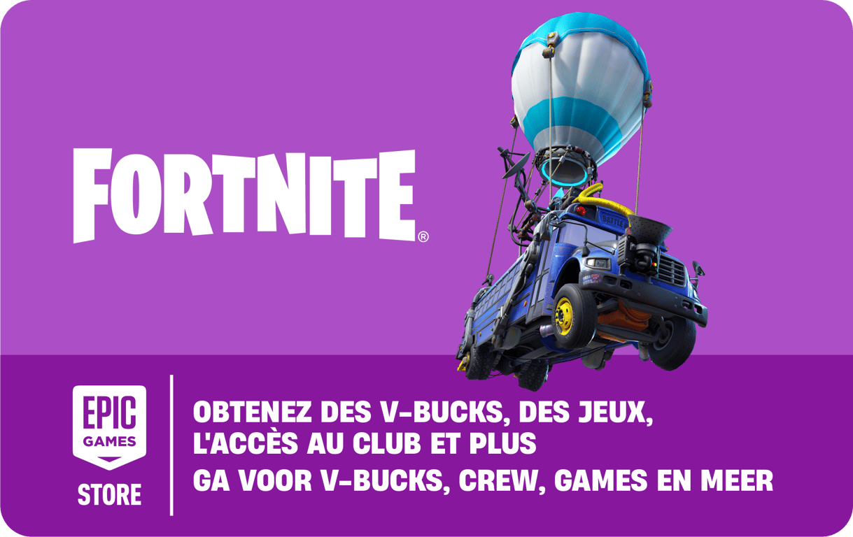 Fortnite Gift Card - Tegoed voor 12.500 V-Bucks
