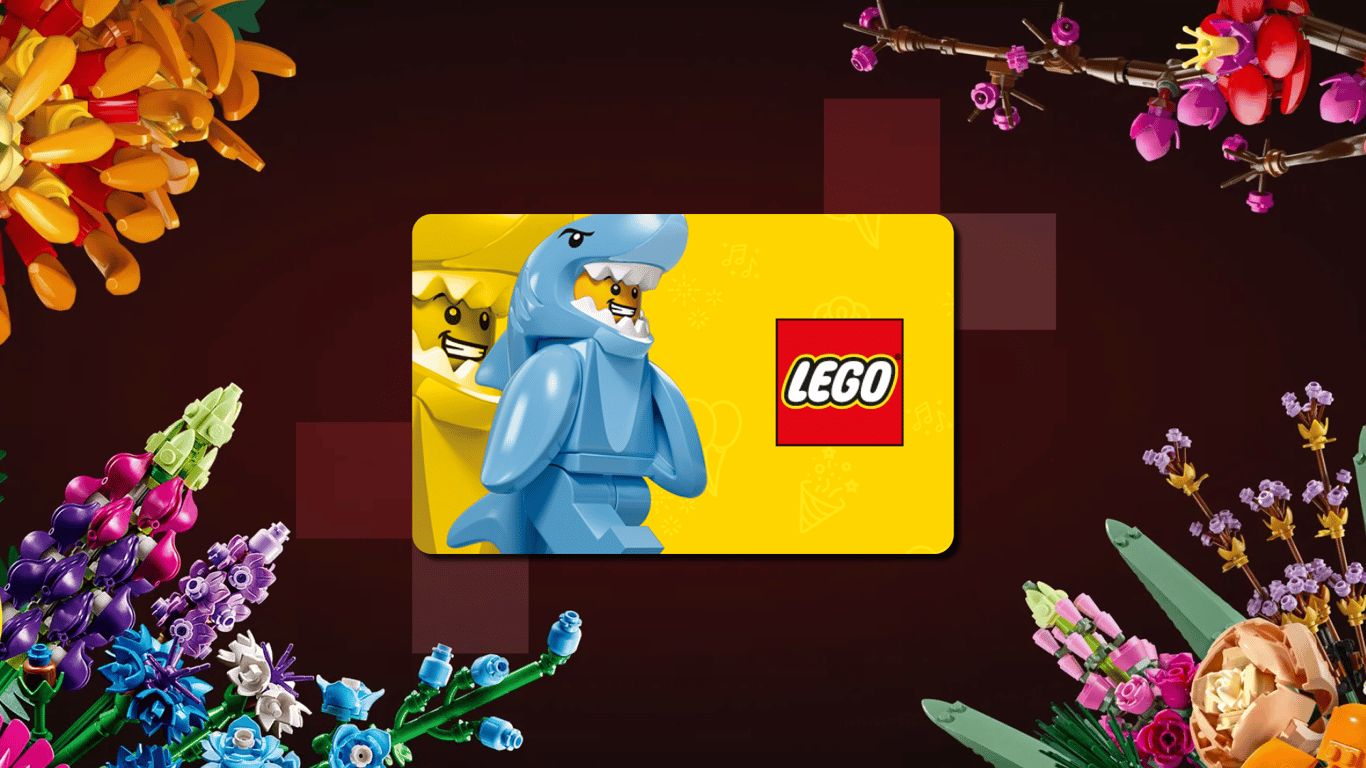 De LEGO cadeaubon biedt onbeperkt bouwplezier