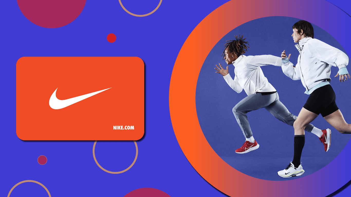 Gemakkelijk bij Nike shoppen met een cadeaubon