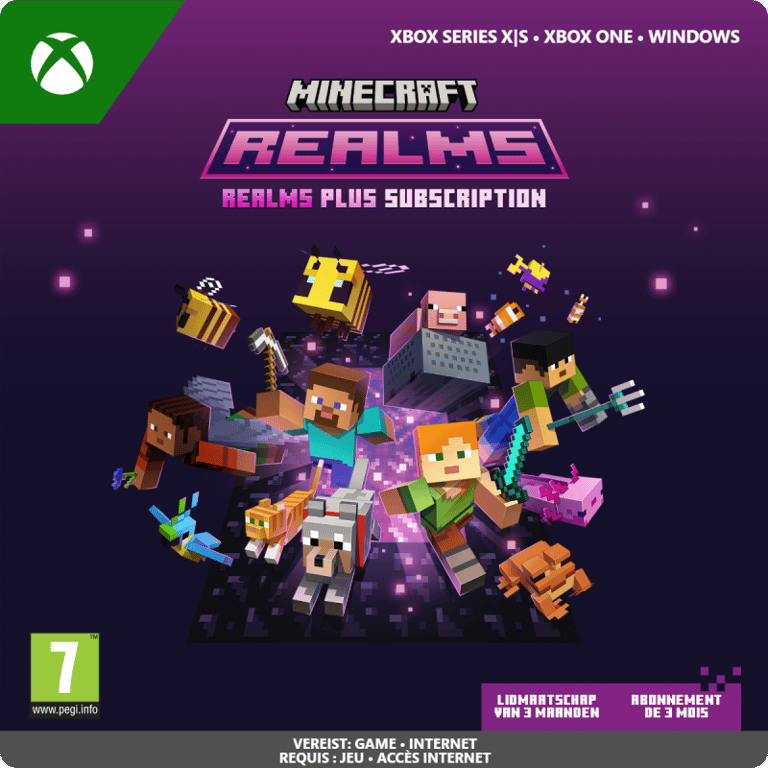 Minecraft Realms Plus - 3 maanden