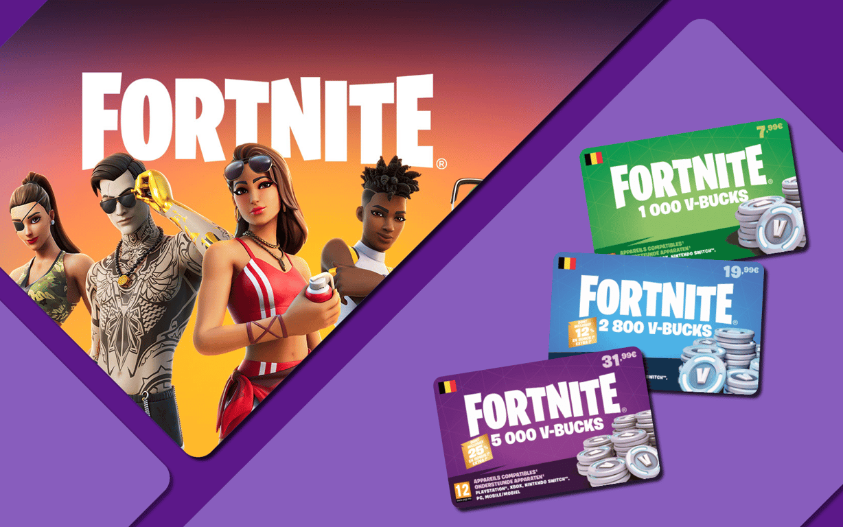 Op zoek naar een leuk cadeau? Kies voor de V-Bucks kaart