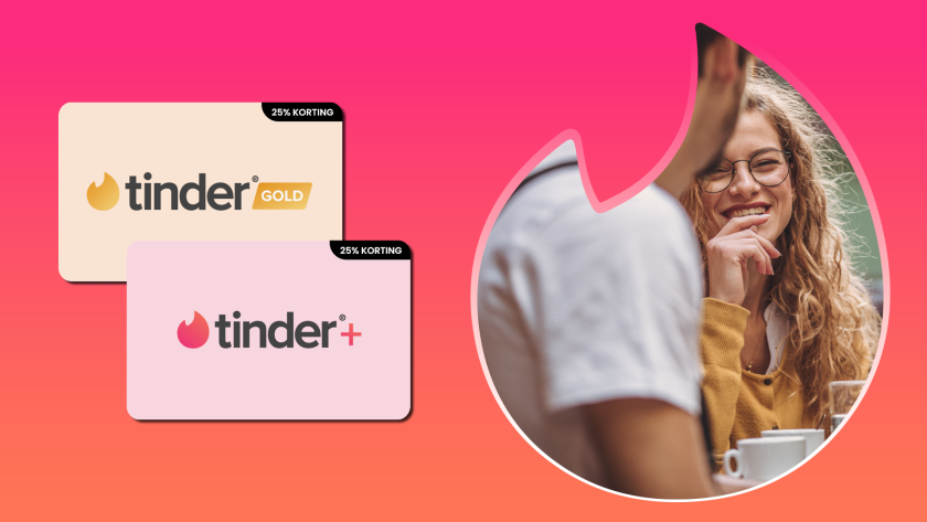 Vier Valentijn met een date: 25% korting op Tinder Plus en Tinder Gold