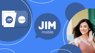 Met JIM Mobile voordelig en flexibel bellen, sms'en en surfen