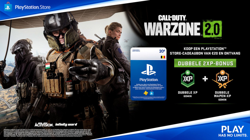 Krijg gratis Double XP tokens voor Call of Duty bij KaartDirect